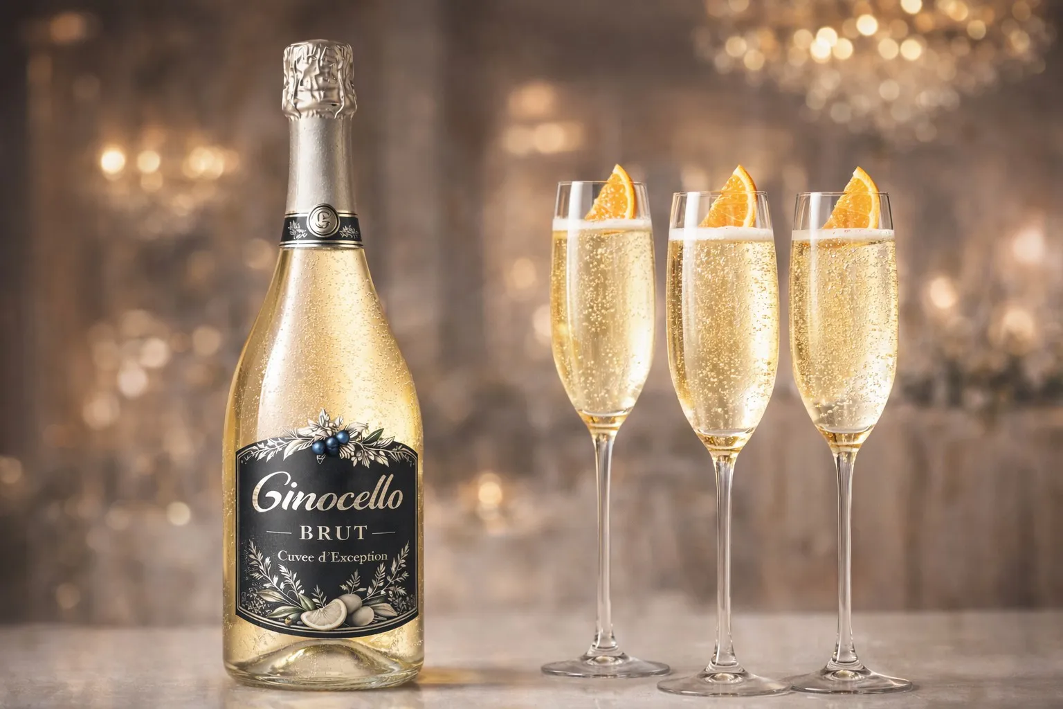 Champagne vs Ginocello Sparkling